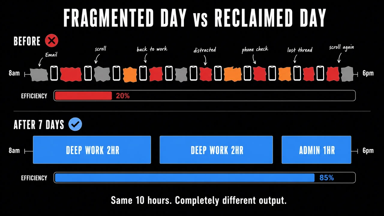 Fragmented Day vs Reclaimed Day